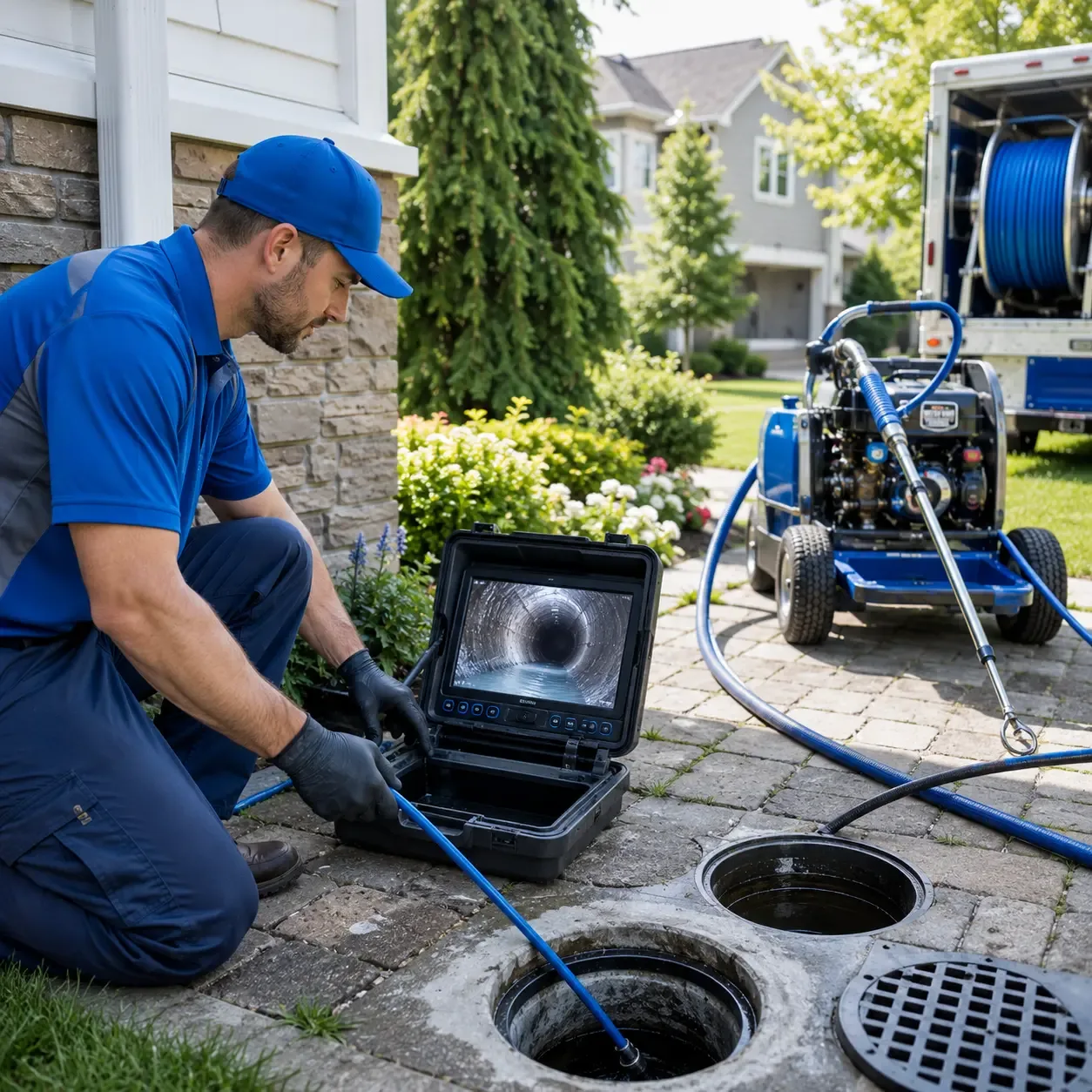 Outdoor drain cleaning professionals serving Dows, IA